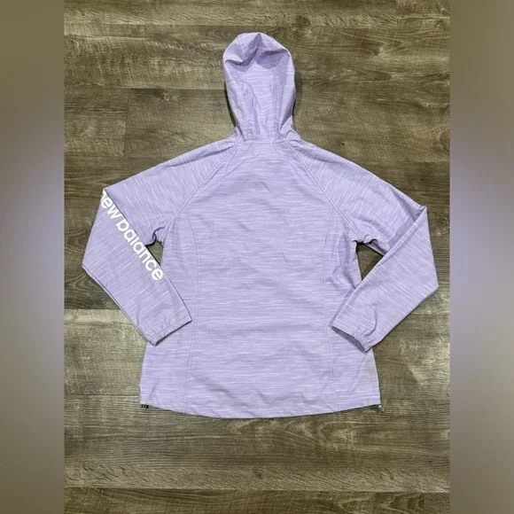 New balance women’s lavender all weather hooded jacket size large - Picture 5 of 8